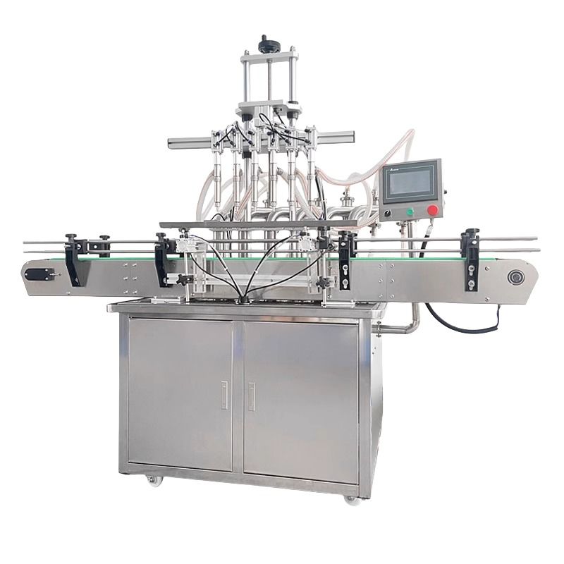 자동 액체 충전 생산 라인 자동 자동 소형 병 액체 충전 캡핑 및 라벨링 기계