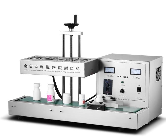 고속 알루미늄 포일 밀폐 기계 / 스테인레스 스틸 유리 잔 플라스틱 병 인덕션 밀폐기