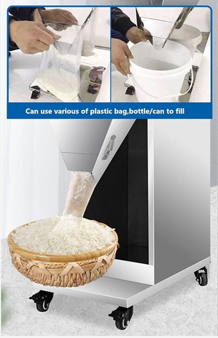 최신 999g/1500g/3000g/5000g 자동 전자 계량 충전기 (입자 분말용)