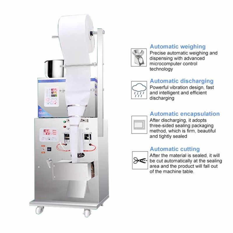 저렴한 가격 1-5g 스틱 설탕 커피 분말 포장기 소형 자동 포장기 분말 과립용 CE 인증