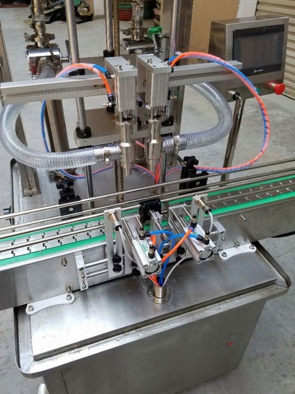 자동 4 헤드 얼굴 뷰티 크림 수직 화장품 페스트 병 채우기