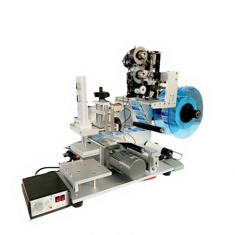 High Efficiency Flat Surface Labeling Machine with Date Coder 40-60pcs/min Speed and ±1mm Accuracy