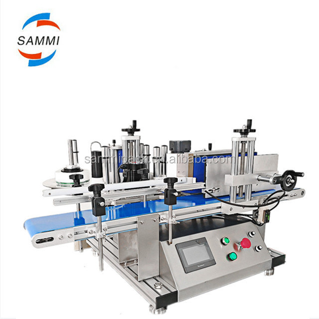 Automatic Round Bottle Labeler with PLC Touch Screen and Compact Design for 220V/50HZ Operation