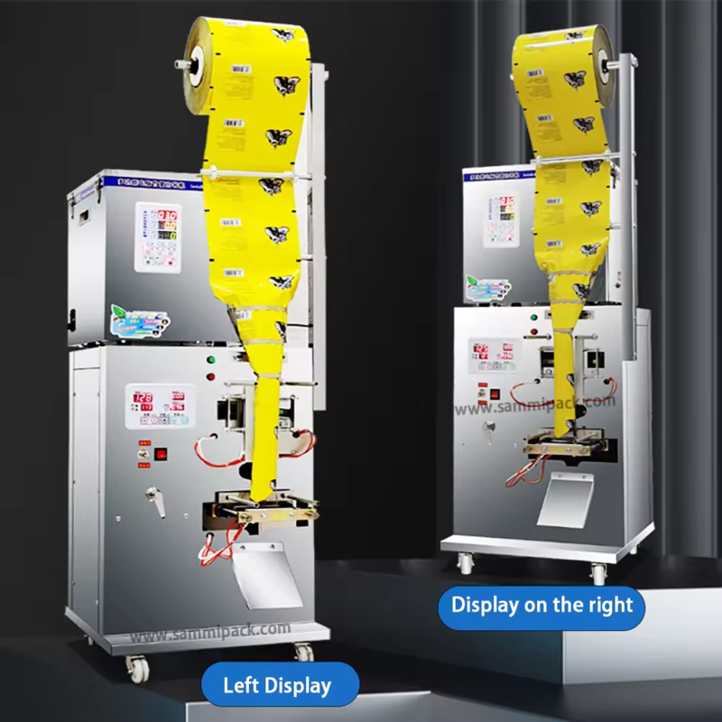 핫 판매 운영에 쉬운 설정 자동 3 면 봉인 차 가방 커피 설탕 막대기 포장 기계