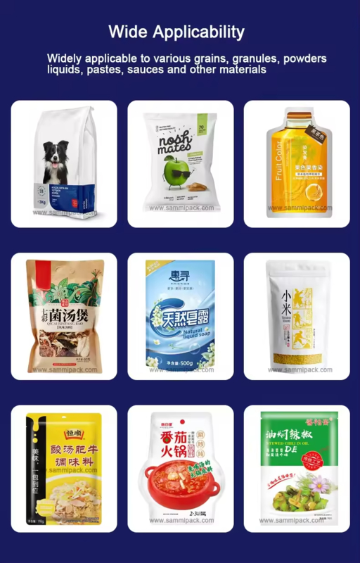 스탠드업 포지 지퍼 가방 포장 기계 사켓 포장 기계 포지 채우고 밀폐 기계