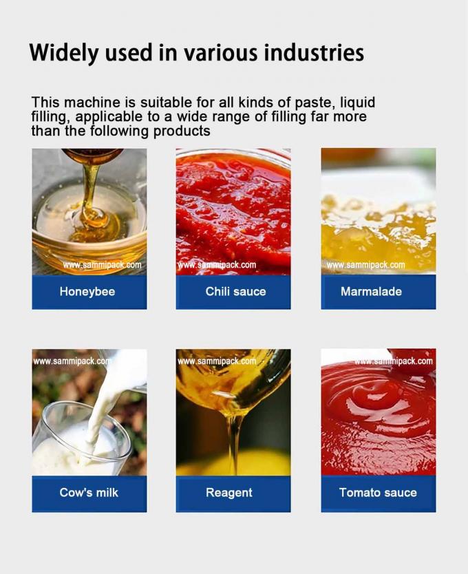 플라스틱 포장 재료 컨베이어 및 터치 스크린으로 수직 페이스트 채우기 2