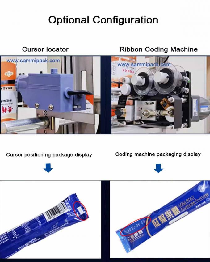 120.000kg 단일 총 무게 종이 포장 재료 차 파우더 포장 기계 핫 스탬프 코더 4