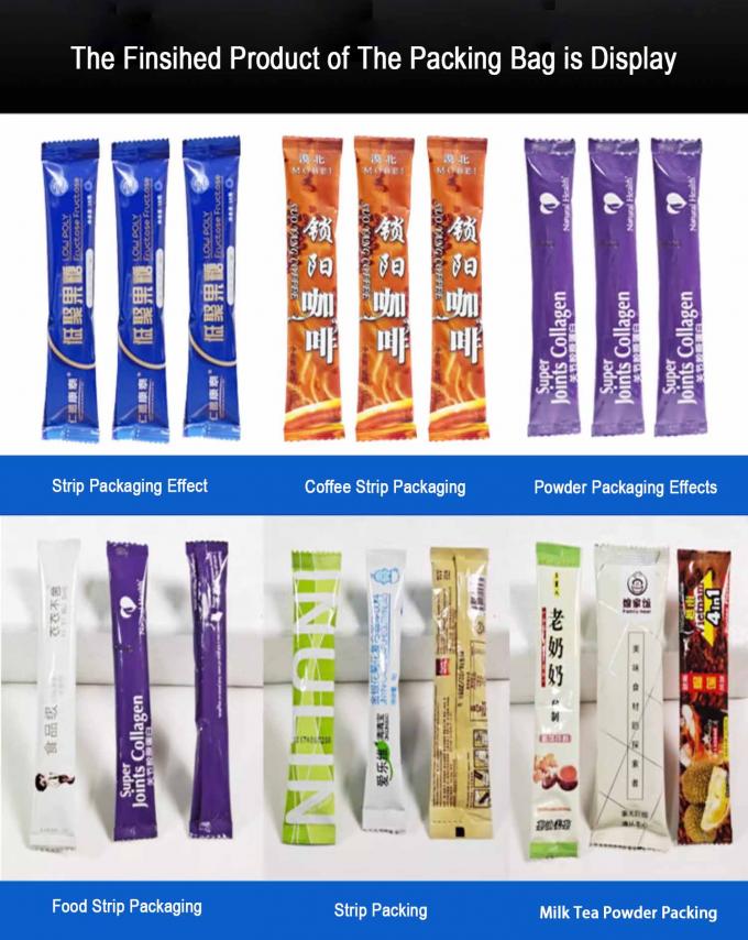 120.000kg 단일 총 무게 종이 포장 재료 차 파우더 포장 기계 핫 스탬프 코더 8