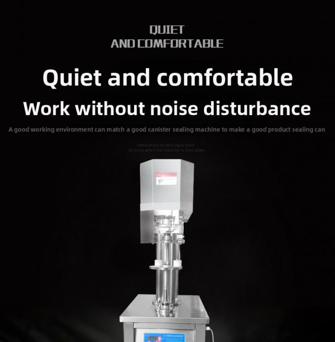 수직 틴 캔 시일러 플라스틱 캔 알루미늄 캔을 위한 상업용 반 자동 캔 시일러 기계 5