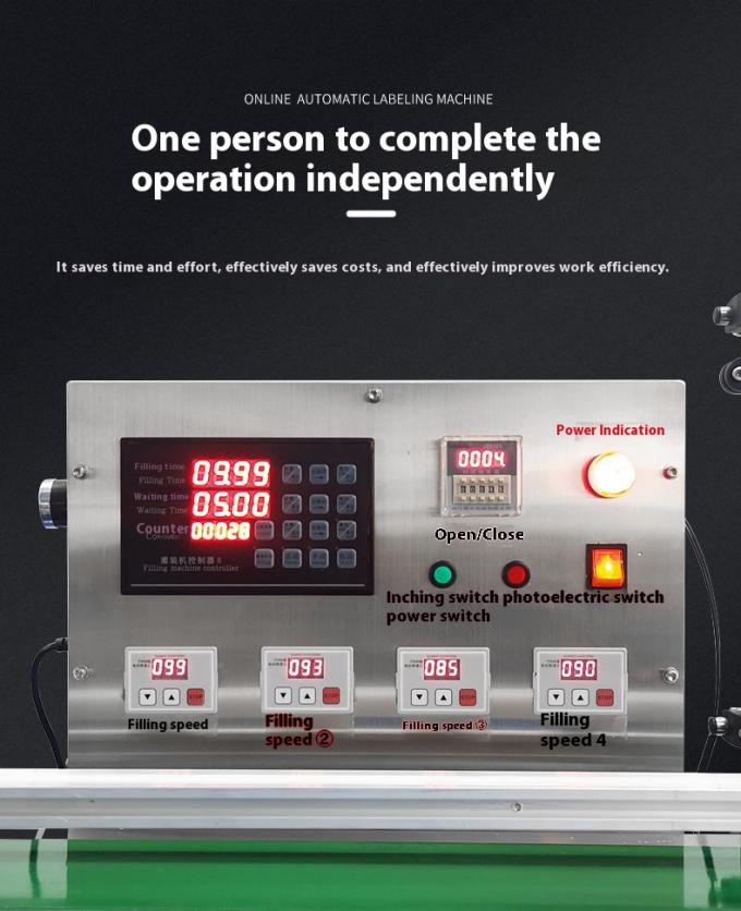 주문 공장의 가격 주스 음료 우유 작은 채우기 위해 4 머리 자기 펌프 액체 채우기 2