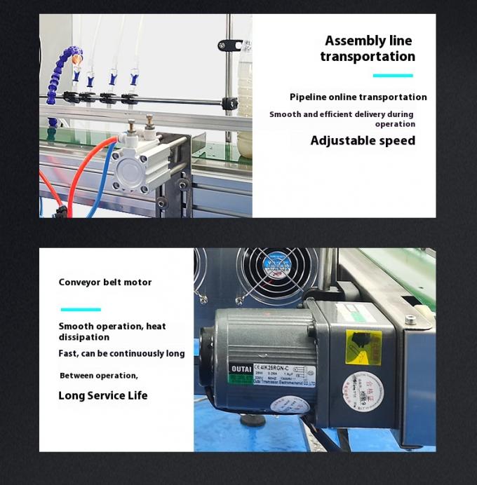 주문 공장의 가격 주스 음료 우유 작은 채우기 위해 4 머리 자기 펌프 액체 채우기 8