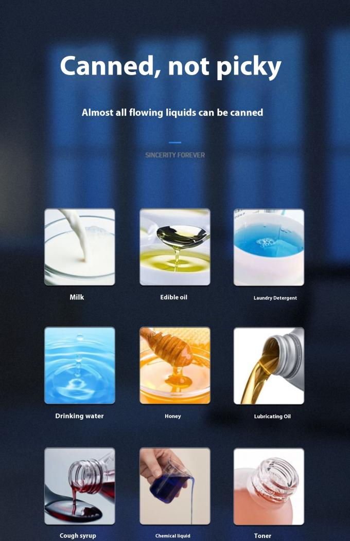 4구 헤드 탁상형 자동 마그네틱 펌프 액체 충전 기계 (주스, 물, 오일용) 2