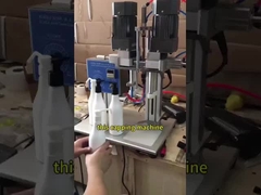 플라스틱 안개 트리거를위한 반 자동 스프레이 병 캡 머신