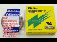 고온 열 저항성 Nitto 903ul PTFE 필름 실리콘 접착 테이프 단열